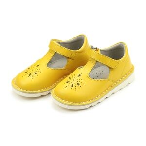 L'Amour Yellow Kids Dress Shoes